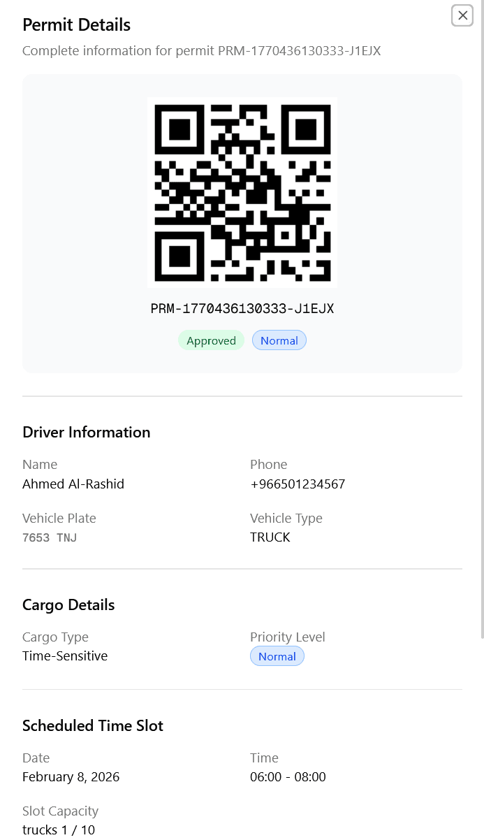 PORTA - Smart Logistics & Truck Management Dashboard, screenshot 1 of 6